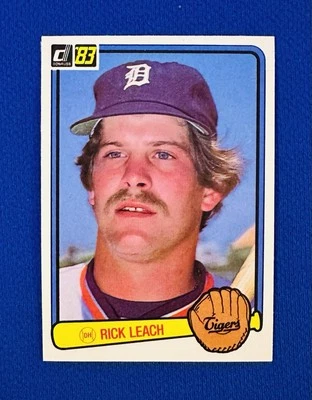 1983 DONRUSS #81 RICK LEACH DETROIT TIGERS NM-MT or BETTER 460 HITS - Image 1 of 2