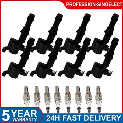 8 Ignition Coil & Spark Plug for Ford F-150 2004-2008 F-250 2005-2009 5.4L FD508 - Image 1 of 4