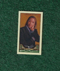 CYNTHIA COOPER HOF - 2011 UPPER DECK GOODWIN CHAMPIONS - MINI PARALLEL CARD # 33