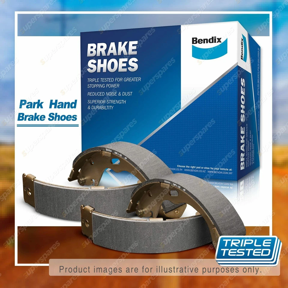 Bendix Park Hand Brake Shoes for Toyota Tarago YR20 1.8 2.4 11/1982 - 02/2006 - image 1 of 2
