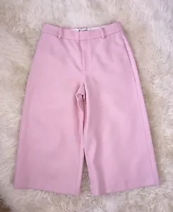 Nwt JCREW COLLECTION Double-serge Wool Culottes 4 E4754 Capri Pant Pink - Picture 1 of 10