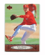 TOM HENKE - 1996 UPPER DECK BASEBALL - CARD #185 - ST. LOUIS CARDINALS