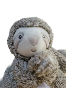 Carters Faultier Sicherheitsdecke Plüsch Baby Lovey Toy braun und weiß 14 Zoll Stofftier - Bild 1 von 4