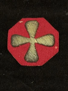 Vintage 8th Army Theatre Made Bullion Patch - Picture 1 of 2