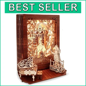 Exquisite 3D Puzzle Nightlight - LED Storybook Lamp for Kids and Adults - Picture 1 of 9