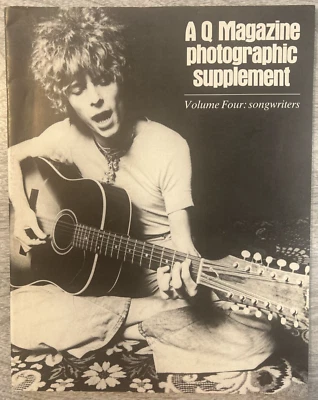 Q MAGAZINE PHOTOGRAPHIC SUPPLEMENT Vol 2 Songwriters 1989 Nick Drake Bob Dylan Foto 1 de 4