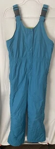 LL Bean Snowbib Mädchen L 14 16 türkis grün Schneehose Overall Ski verstellbar - Bild 1 von 8