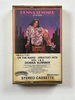 Donna Summer - On the Radio - Greatest Hits Vol. 1 & 2 - Cassette Tape Foto 1 de 3