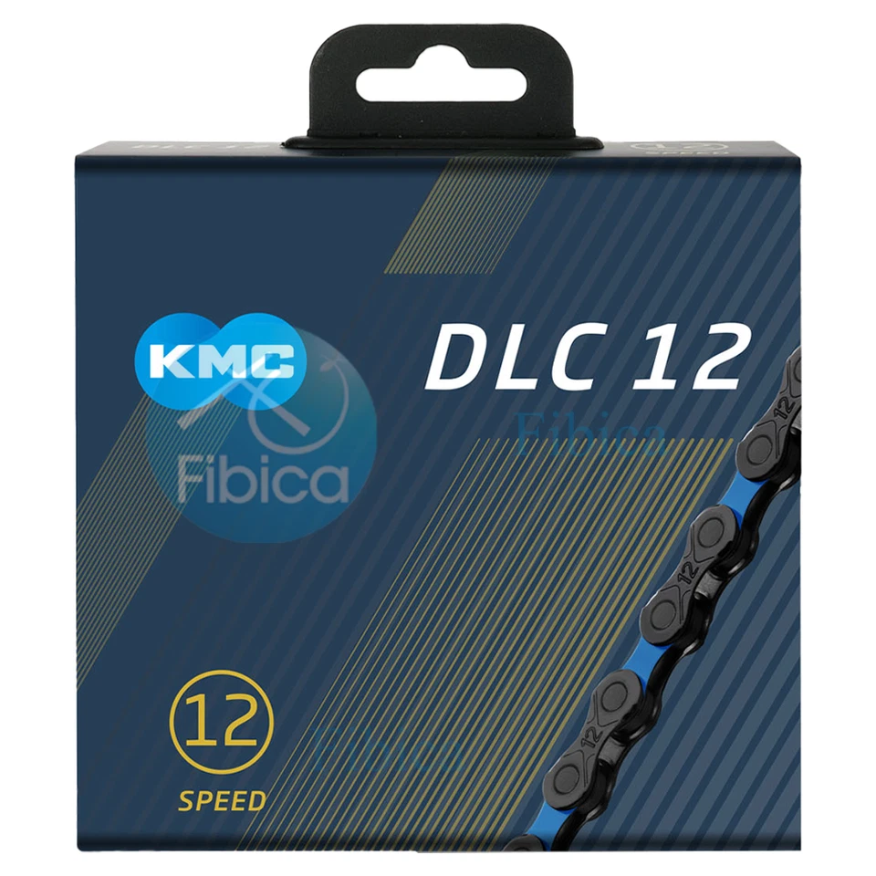 NEW KMC DLC 12 BLACK BLUE 12-SPEED CHAIN 126 LINK Titanium Carbon Nitride - Image 1 of 1