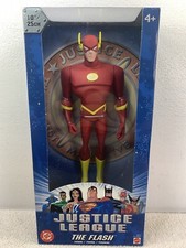 DC Justice League Figure The Flash  Action Figure 2004 Mattel 10" MOC Sealed 