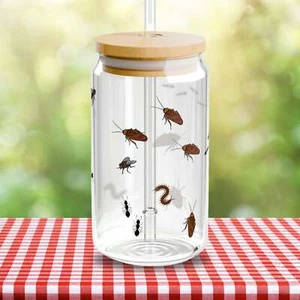 Bug Sipper Glas 16oz Insektenglas Becher - Bild 1 von 9