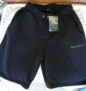 Men's Black Shorts by "boohoo MAN" Size M - Picture 1 of 5