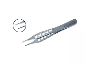 4" Adson Brown Serrated Teeth Stainless Steel Tweezer - BB EL-220 - Picture 1 of 1