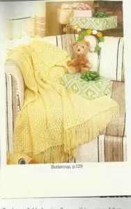 B0051 BUTTERCUP BABY AFGHAN STRICKANLEITUNG - Bild 1 von 1