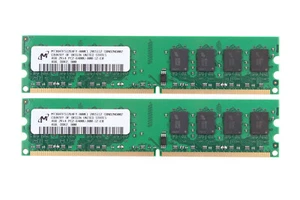 Micron 8GB(2X4GB) PC2-6400 DDR2 800Mhz 2Rx4 240Pin Desktop Memory Udimm AMD RAM - Picture 1 of 8