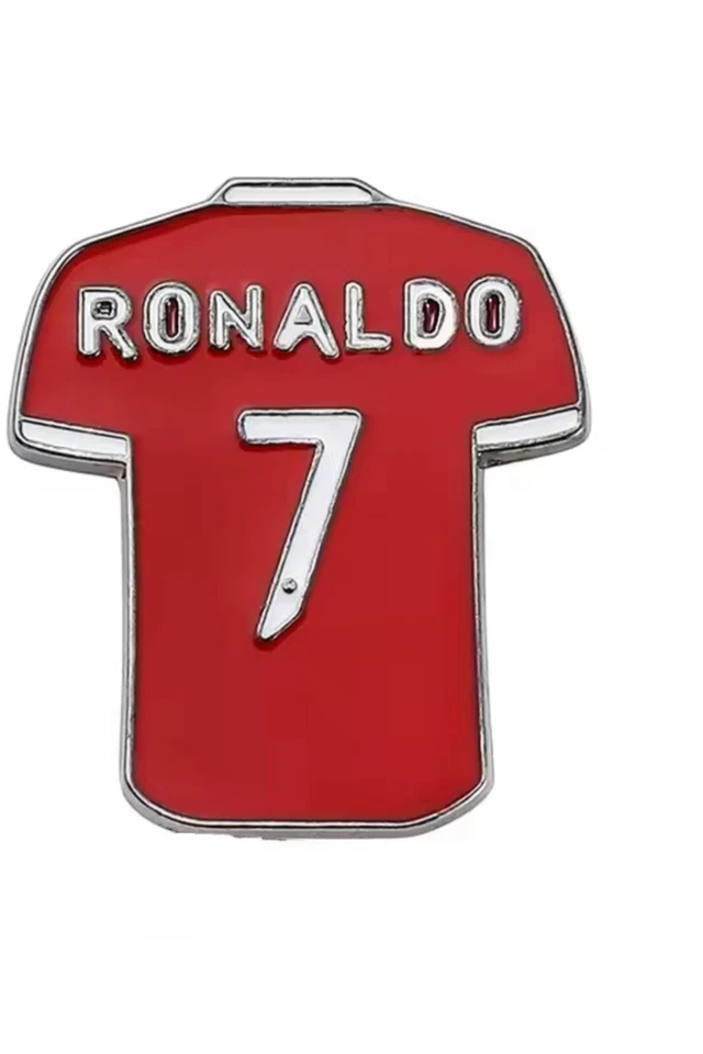 SOCCER JERSEY - RONALDO #7 - MANCHESTER UNITED - ENAMEL PIN - FREE AU POST - image 1 of 1