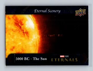 2023 Upper Deck Marvel Eternals Eternals ETERNAL SCENERING 5000 BC-The Sun #ES-1 - Imagen 1 de 2