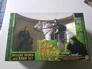Herr der Ringe TOY BIZ ARWEN & ASFALOTH DELUXE RIDER SET FÜR GRÜNE BOX NEU IN VERPACKUNG - Bild 1 von 6