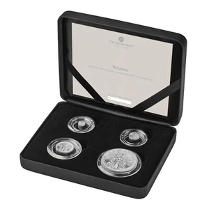 2025 Britannia UK Fractional Silver Reverse Frosted Set - Picture 1 of 4