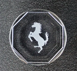 Crystal Hex Spinner Ferrari Briefbeschwerer - Bild 1 von 5