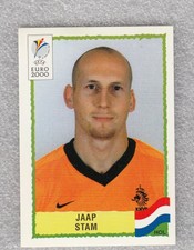 Sticker football JAAP STAM Netherlands UEFA EURO 2000 Panini #277