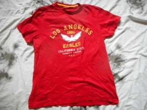 PRIMARK los angeles eagles 1986 california T SHIRT L xl VINTAGE FASHION 80s red - Picture 1 of 12
