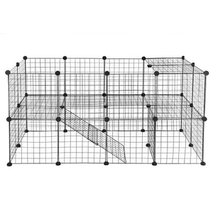Pet Playpen Kennel For Guinea Pigs Bunnies Rabbits Puppie Metal Wire Apartment - Picture 1 of 12