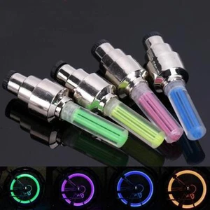 2PCS LED Valve Cap Light Car Bicycle Motorcycle Flash Lamp Tire J S5H3 - Picture 1 of 12