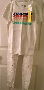 Gap kids size 14 2-piece PJ set Star Wars NWT Organically Grown Cotton - Picture 1 of 7