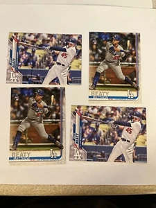 Matthew Beaty - Los Angeles Dodgers "4 Karten Lot" - Bild 1 von 2