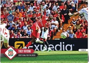 TOPPS NOW LIVERPOOL FC Trey Nyoni First goal for the Reds RC Rookie - Picture 1 of 1