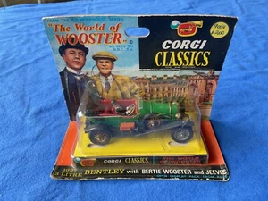 1966 CORGI Classics The world of Wooster BENTLEY 1:43 die-cast model carded. - Picture 1 of 4