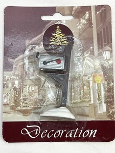 Unbranded Mailbox Figurine Holiday Villages Christmas NIP 2 3/4" Tall  - Picture 1 of 4