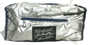 Vintage Metallic Silver Michael Jackson Thriller Gym Bag