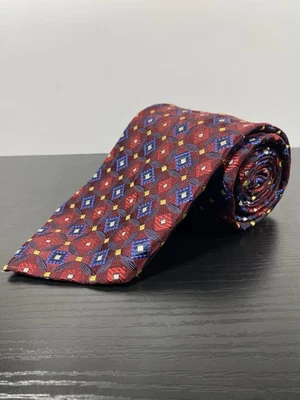 Corbata Robert Talbott Best of Class Patrick James Geométrica Abstracta De Colección EE. UU. Foto 1 de 4