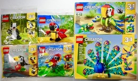 LEGO Creator: 31031 Rainforest Animals 31157 Peacock 30472 30641 30688 30581