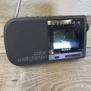 Sony Watchman Portable Analog LCD Color TV Sony FDL-380 P - Picture 1 of 10
