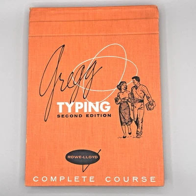 Gregg Typing Complete Course Second Edition Textbook Rowe-Lloyd 1960 School Book - Image 1 of 4