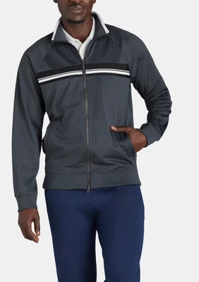 Athletic Works 男式夹克 S 码 Greystone Tricot 轨道拉链聚酯纤维 — 第 1/4 张图片