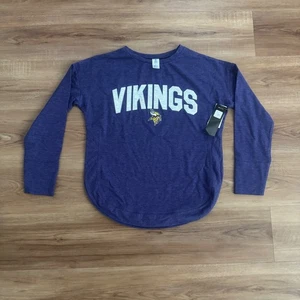 NFL Team Apparel Minnesota Vikings Long Sleeve Top, Women's - Picture 1 of 4