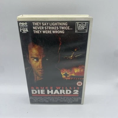 Die Hard 2 Die Harder VHS Video Cassette Pal Large Box EX Rental - Image 1 of 4