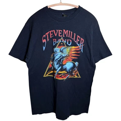 Steve Miller Band 2014 Gira de Conciertos Doble Cara Gráfico Camiseta Camiseta Grande Foto 1 de 4