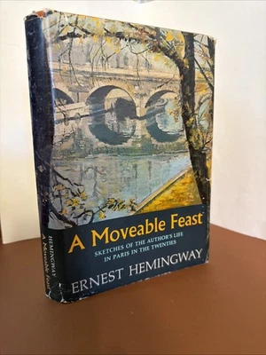 A Moveable Feast, Earnest Hemingway 1964 Book of Month Club Hardcover - image 1 of 4