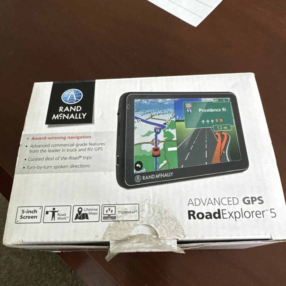 Rand McNally Road Explorer 5 GPS 5” pantalla mapas de por vida excelente estado  Foto 1 de 1