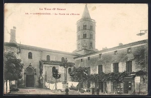 CPA Labruguière, la Place de l´Eglise 1904 - Picture 1 of 2