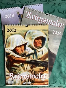 Kalender - Kriegsmaler 2012, 2015 & 2018- durchgehend farbig bebildert! - Bild 1 von 4