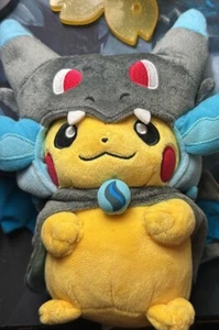 Pickachu Mega Charizard poncho plush - Picture 1 of 1
