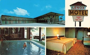 Postal Southern Hospitality Lenox Motel Lenox Georgia unidades modernas piscina cubierta - Imagen 1 de 2