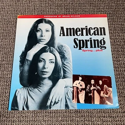 American Spring – Spring... Plus Vinyl Record 1989 Brian Wilson The Beach Boys - Image 1 of 4