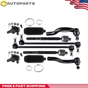 10x Front Tie Rod End Sway Bar Link Ball Joint For 2006 - 2014 2015 Toyota RAV4 - Picture 1 of 9